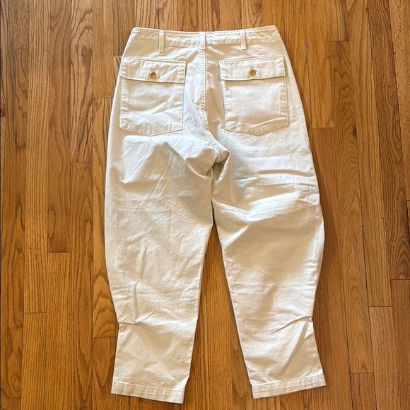 Imogene and Willie L Palmore ivory White Casual Pants great pre owned condition - Picture 7 of 10
